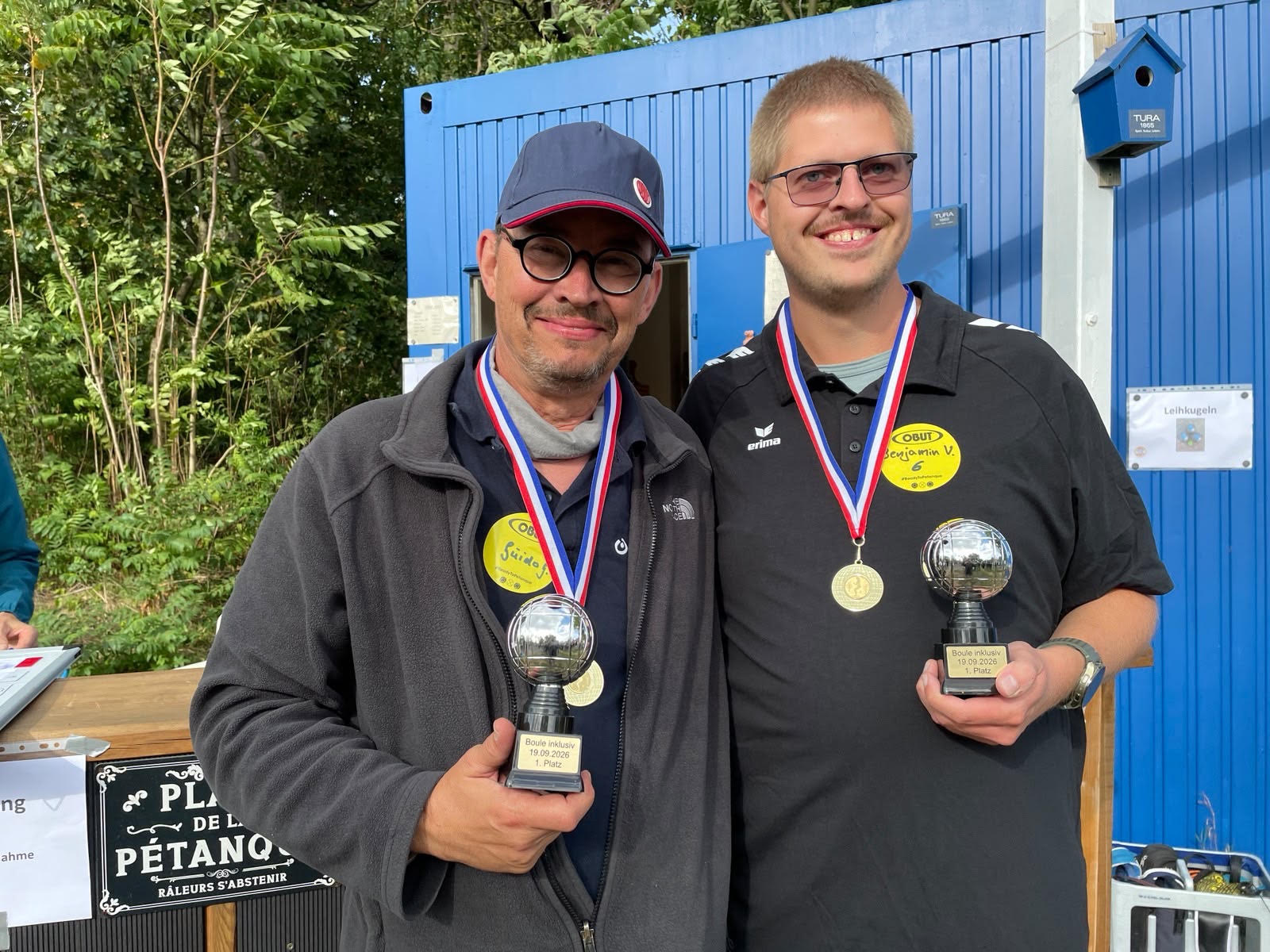 Benjamin und Guido – auf Platz 1